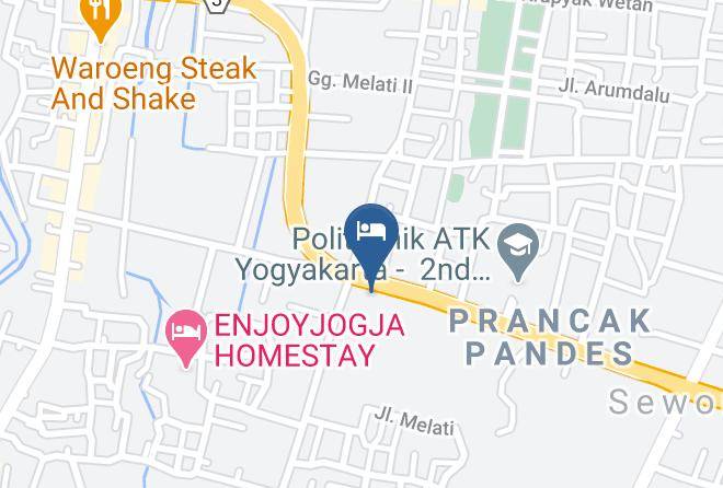 Bantul Regency - Hotel Serena Maps