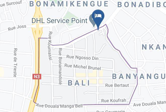 Wouri - Hotel Serena Palace Douala Maps