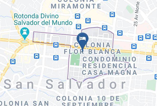 San Salvador - Hotel Serena Maps