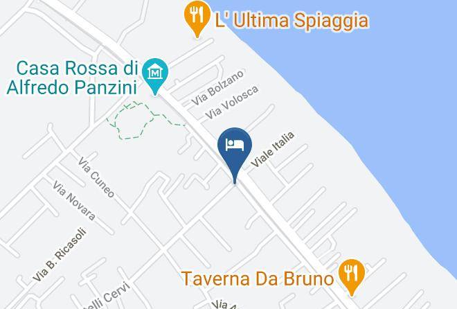 Rimini - Hotel Serenita Maps