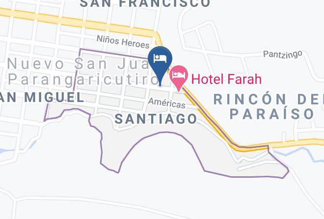 Nuevo Parangaricutiro - Hotel Sergios Maps