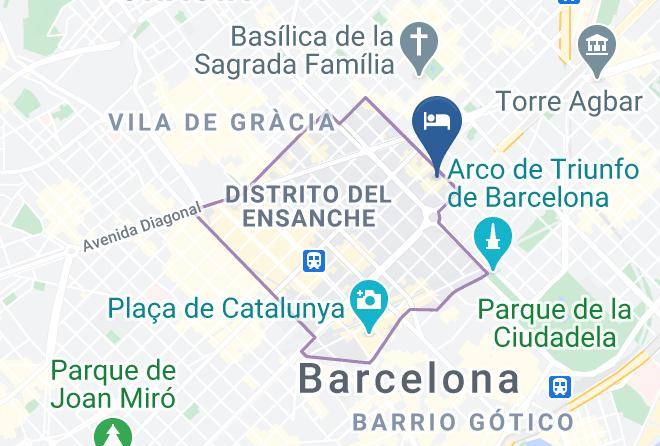 Barcelona - Hotel Serhs Carlit Barcelona Maps