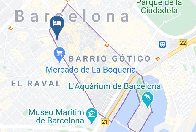 Barcelona - Hotel Serhs Rivoli Rambla Barcelona Maps