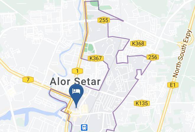 Daerah Kota Setar - Hotel Seri Gemilang Maps