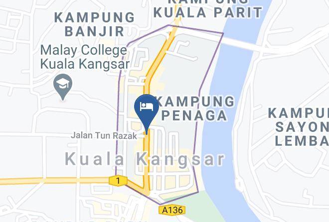 Kuala Kangsar - Hotel Seri Kangsar Maps