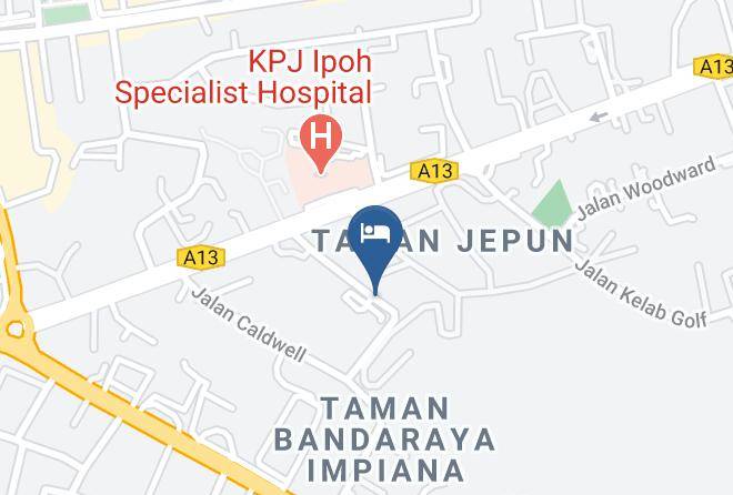 Hotel Seri Malaysia Ipoh Map
