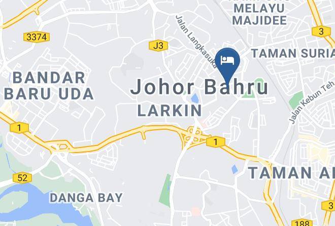 Johor Bahru - Hotel Seri Malaysia Johor Bahru Maps