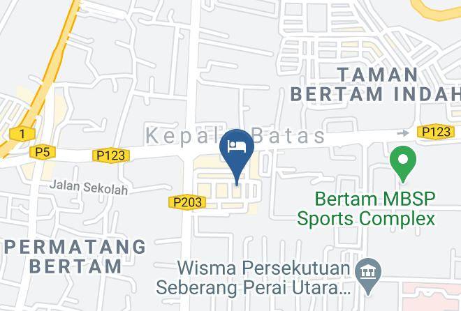 Kepala Batas - Hotel Seri Malaysia Kepala Batas Maps
