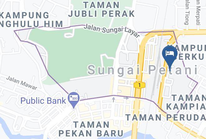 Kuala Muda District - Hotel Seri Malaysia Sungai Petani Maps