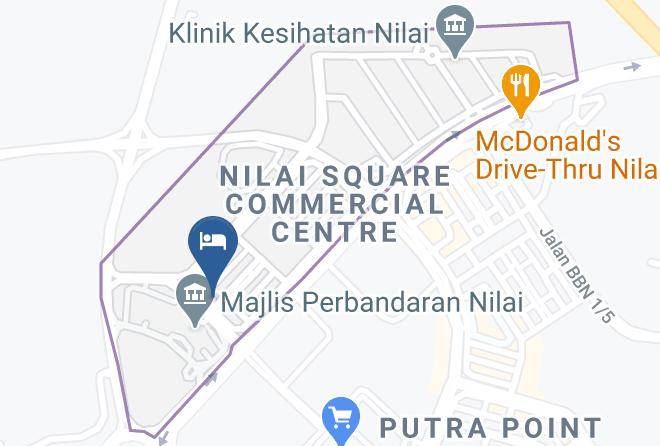 Seremban - Hotel Seri Nilai Maps