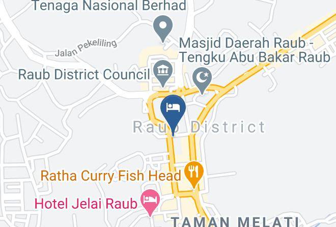 Raub - Hotel Seri Raub Maps