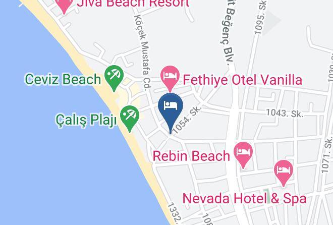 Fethiye - Hotel Seril Maps