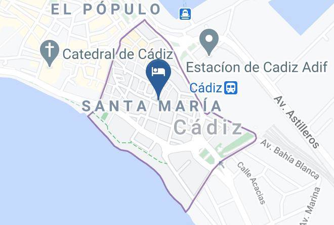 Cadiz - Hotel Serit Maps