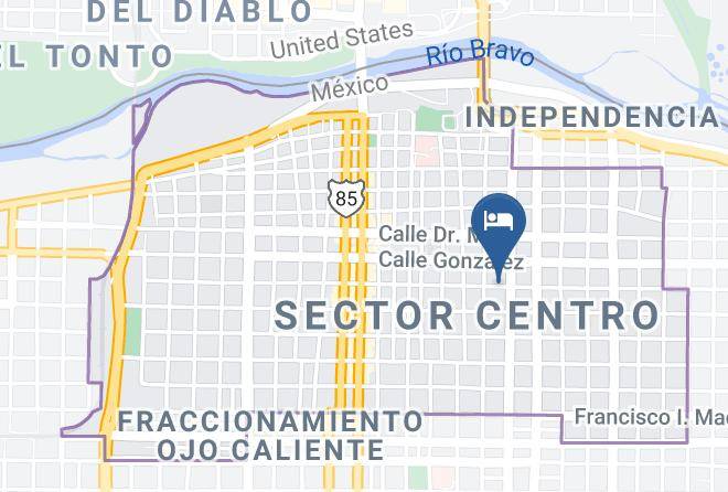 Nuevo Laredo - Hotel Serna Maps