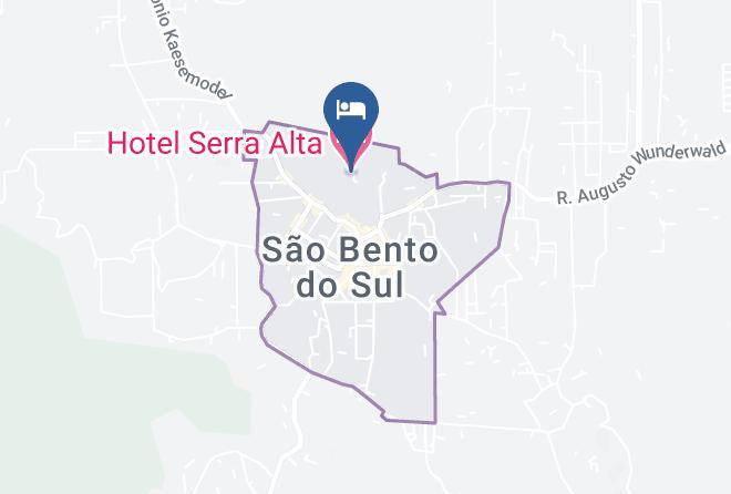 Sao Bento Do Sul - Hotel Serra Alta Maps