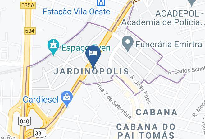 Belo Horizonte - Hotel Serra Dos Cristais Maps