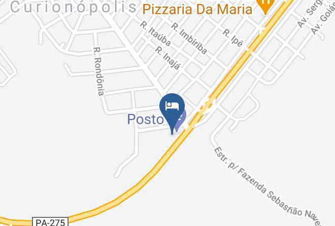 Curionopolis - Hotel Serra Leste Maps
