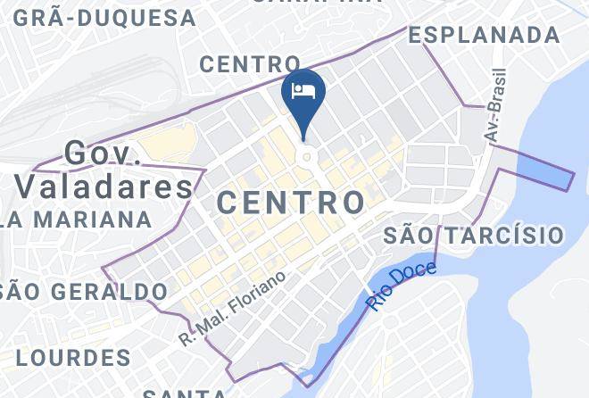 Governador Valadares - Hotel Serra Lima Maps