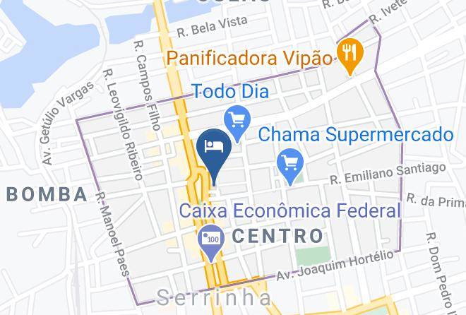 Serrinha - Hotel Serra Sol Maps