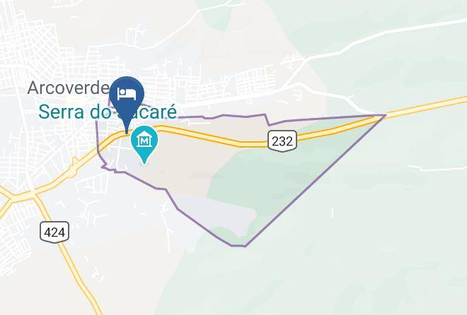 Arcoverde - Hotel Serrano Imperial Maps