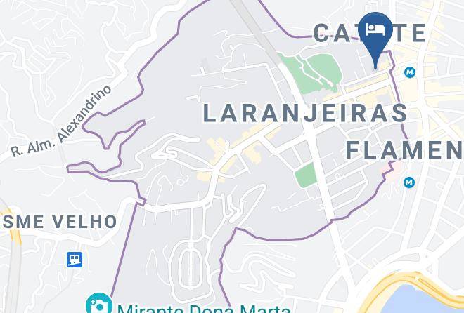 Rio De Janeiro Catete - Hotel Serrano Maps