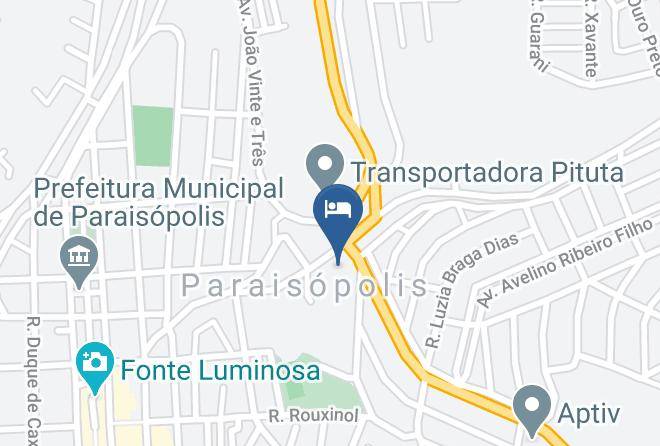 Paraisopolis - Hotel Serras De Minas Maps