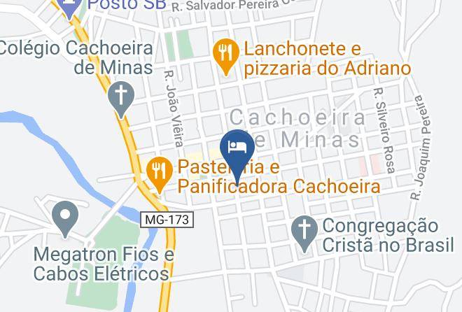 Cachoeira De Minas - Hotel Serras Verdes Maps