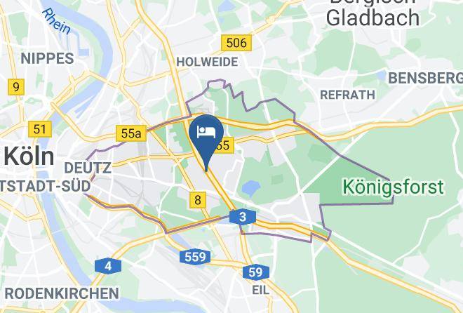 Cologne - Hotel Servatius Koln Maps