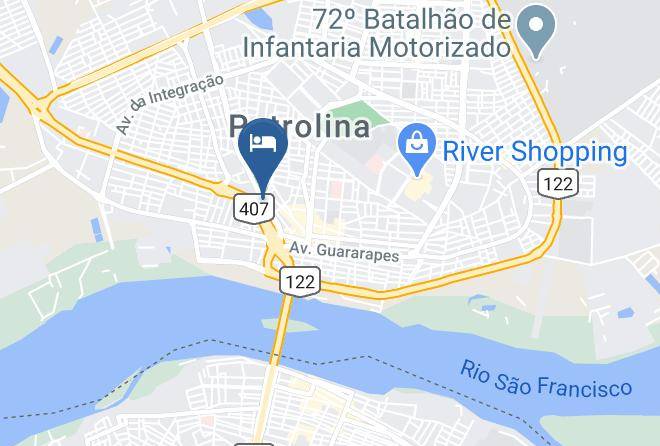 Petrolina - Hotel Serve Bem Maps
