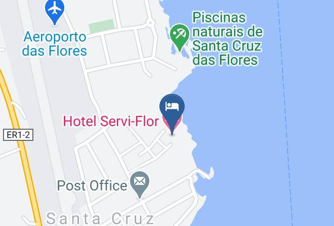Hotel Servi Flor Map