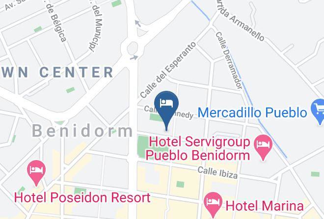 Alicante - Hotel Servigroup Castilla Maps