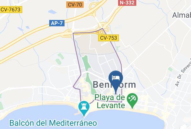 Alicante - Hotel Servigroup Diplomatic Maps