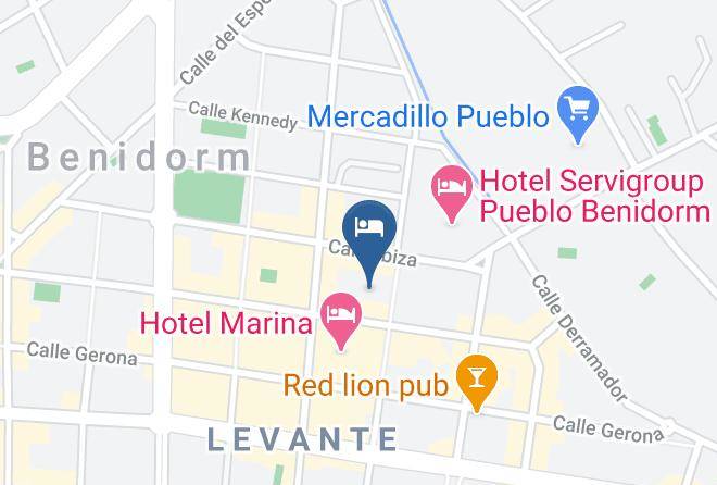 Alicante - Hotel Servigroup Orange Maps
