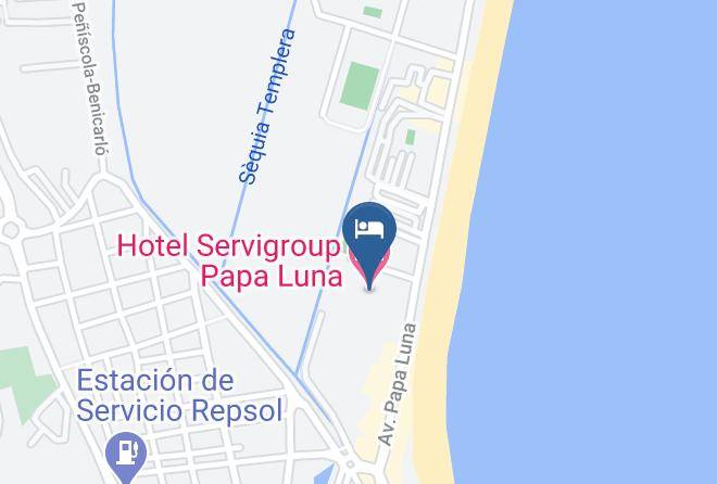 Castellon - Hotel Servigroup Papa Luna Maps