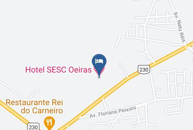 Oeiras - Hotel Sesc Oeiras Maps