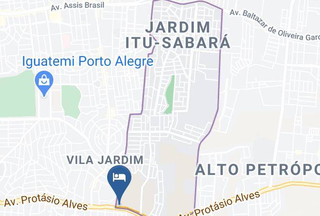 Porto Alegre - Hotel Sesc Porto Alegre Maps