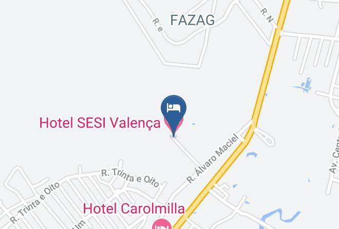 Valenca - Hotel Sesi Valenca Maps