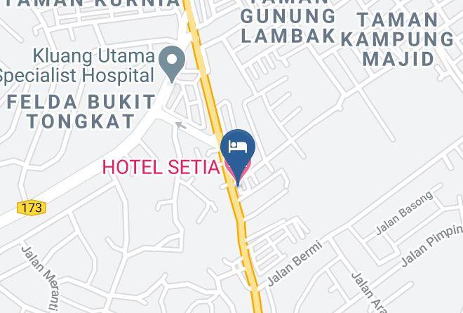 Keluang - Hotel Setia Maps