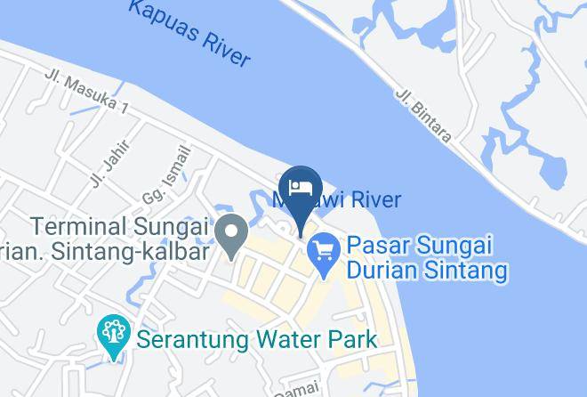 Sintang Regency - Hotel Setia Maps