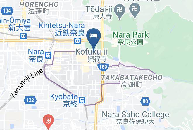 Nara City - Hotel Setre Naramachi Maps