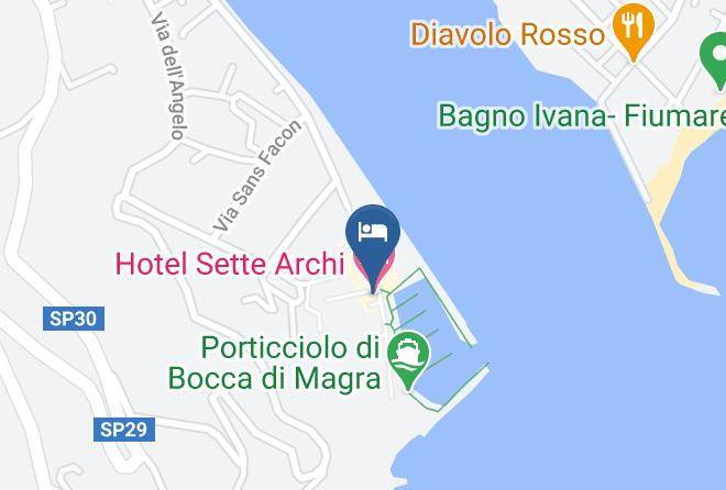 La Spezia - Hotel Sette Archi Maps