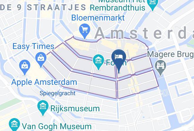 Amsterdam - Hotel Seven Bridges Maps