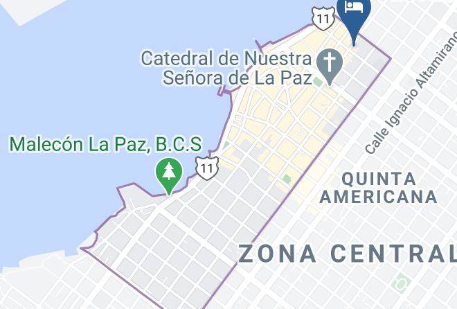 La Paz - Hotel Seven Crown Centro Historico Maps