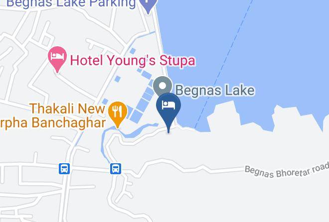 Pokhara - Hotel Seven Lake Paradise Maps