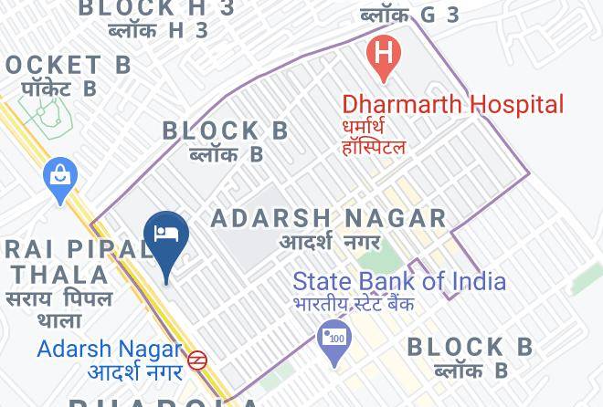New Delhi - Hotel Seven Seas Maps