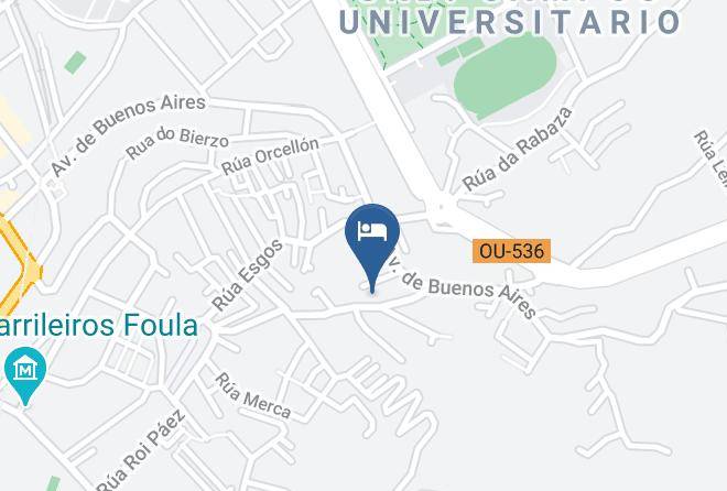 Ourense - Hotel Severino Maps