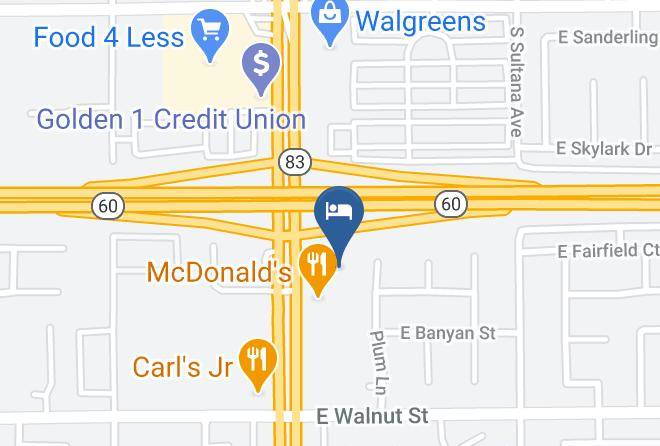 San Bernardino - Hotel Seville Ontario Airport Chino Maps