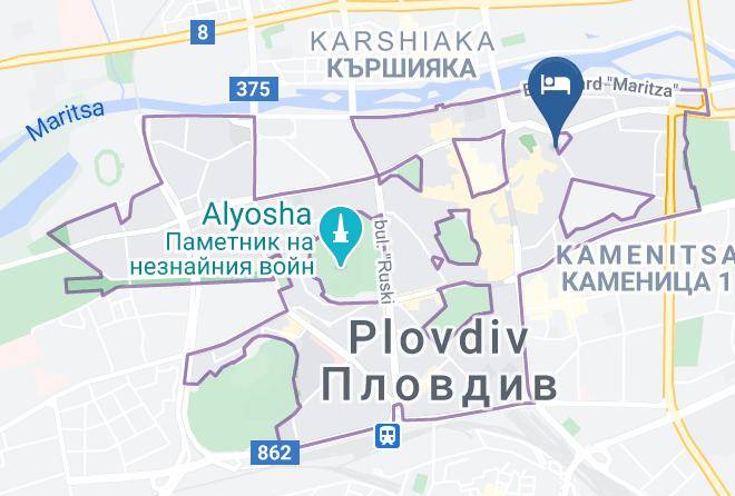 Plovdiv - Hotel Seven Hills Maps