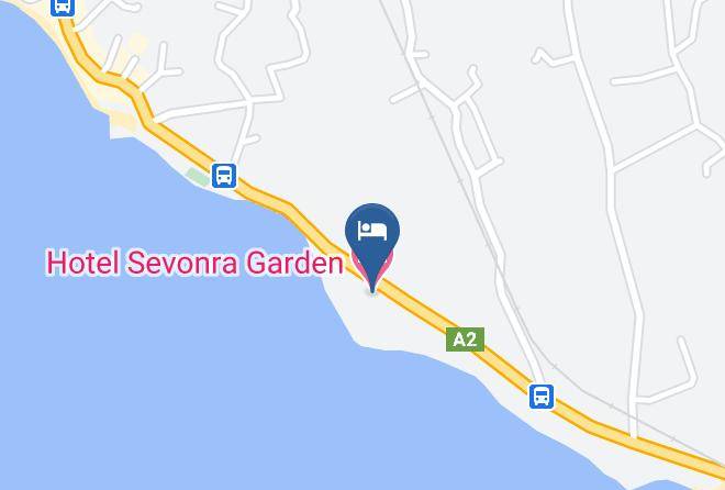 Hotel Sevonra Garden Map