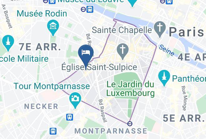 Paris - Hotel Sevres Saint Germain Maps